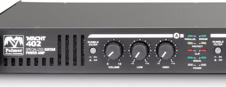 Actual product image Palmer Audio MACHT 402 19" stereo power amplifier (Final stage)