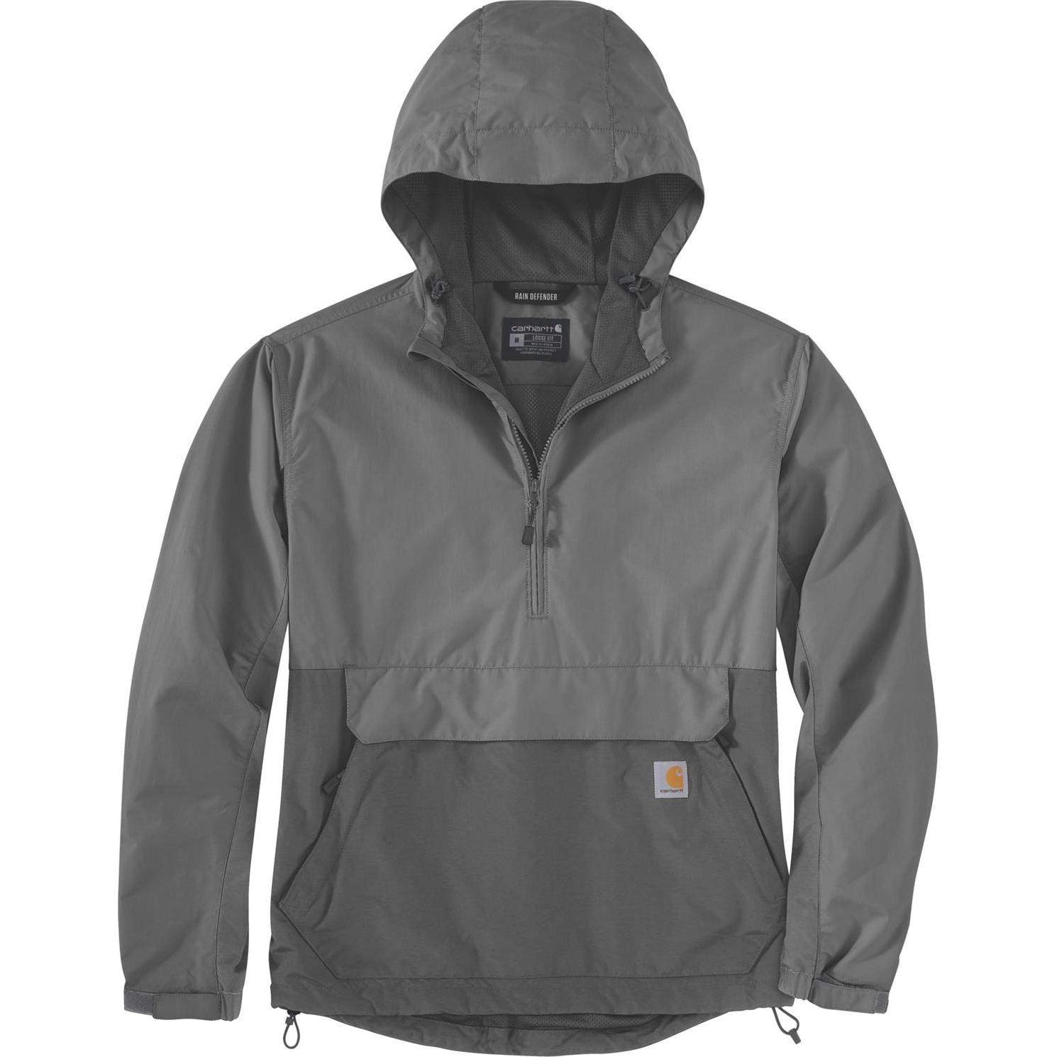 Carhartt, Giacca da lavoro, Rain Defender Light Gravel Anorak (XXL)