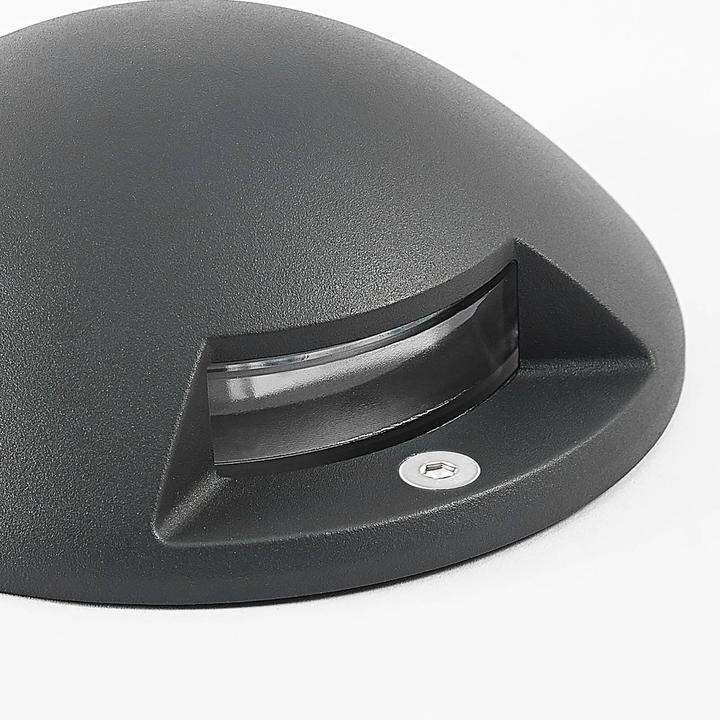 Actual product image Lindby Huban LED floor surface mounted light, two-flame (220 lm, IP67)