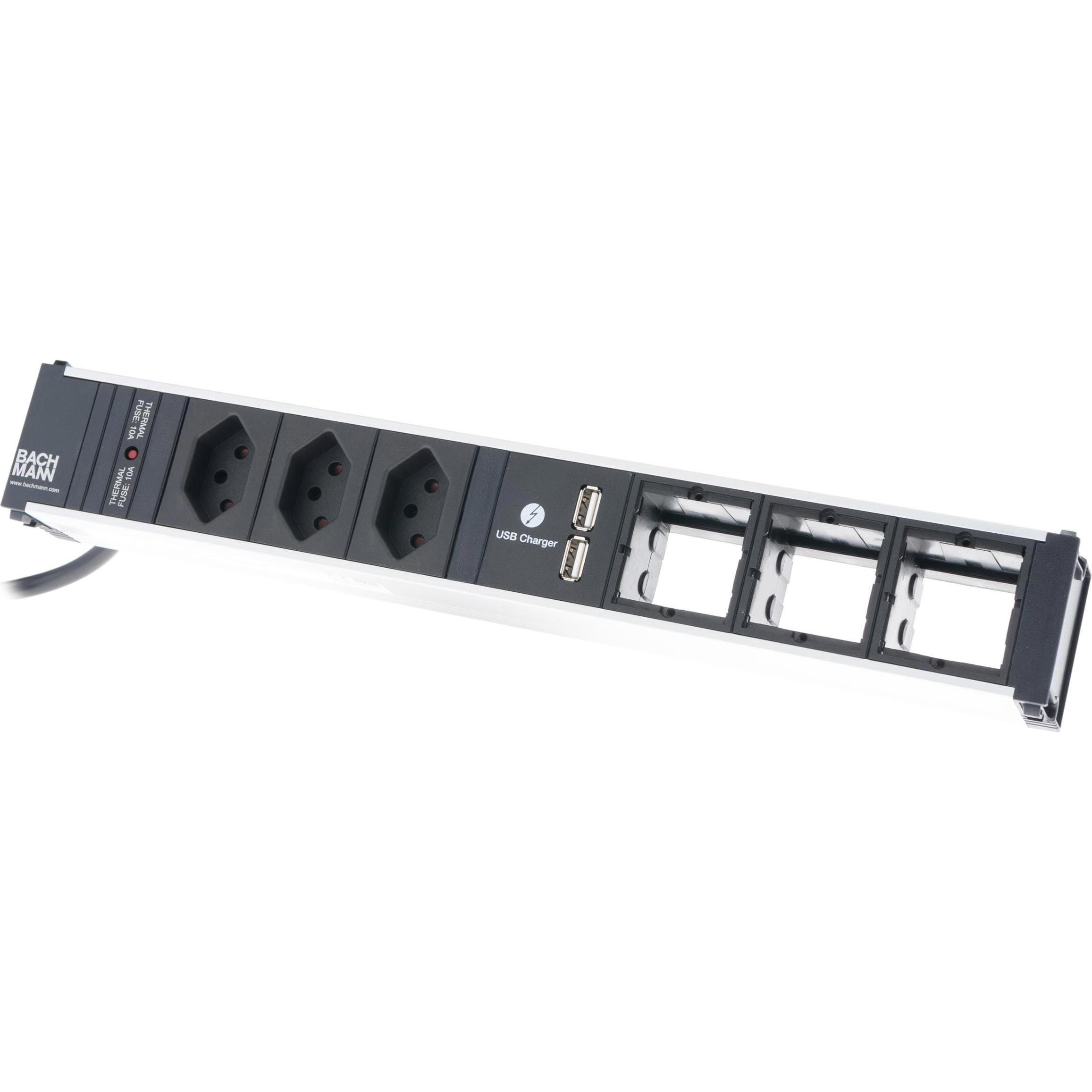 Bachmann, Steckdosenleiste, Coni (3 x, Typ 13, 5 m)
