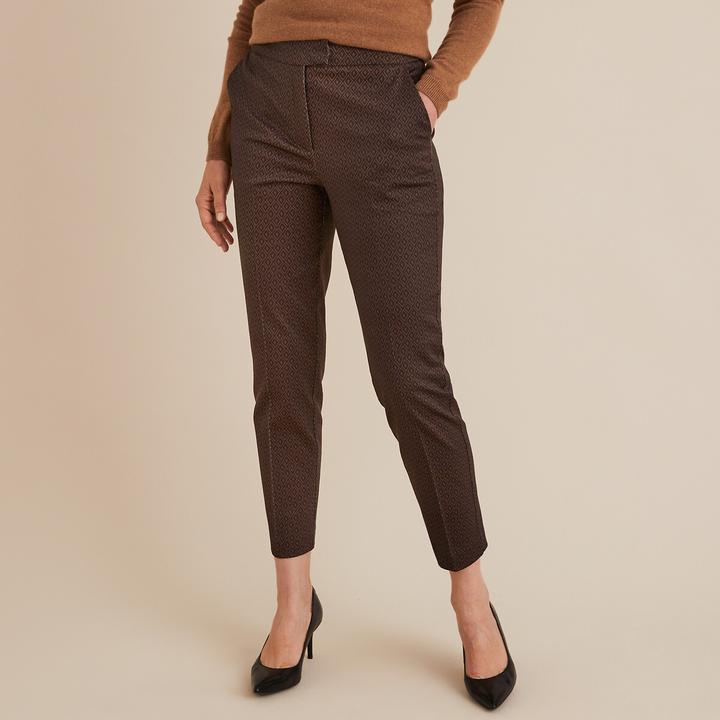 Produktbild Anne Weyburn 7/8-Hose mit Slim-Fit und grafischem Muster (40)