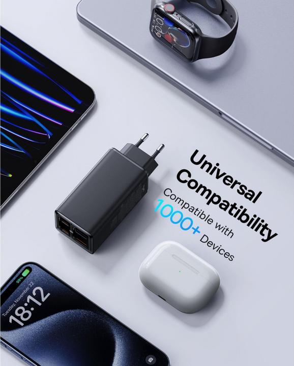 Produktbild Baseus GaN6 Pro Fast Wall Charger (100 W, 4 Ports)