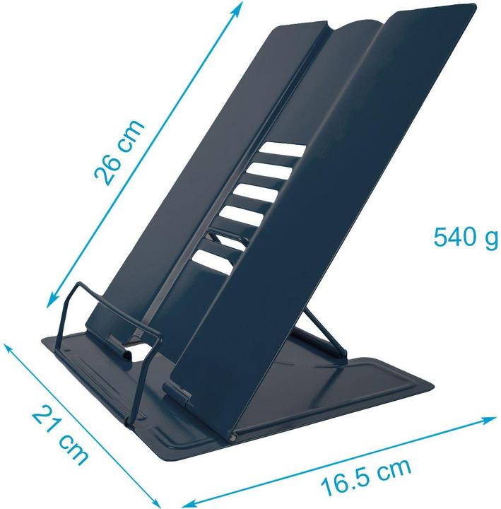 Actual product image Intirilife Reading stand Height-adjustable book stand for school office desk
