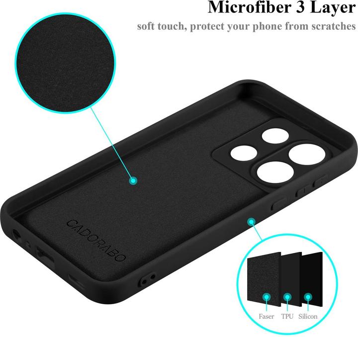 Image du produit Cadorabo Housse pour Xiaomi Poco X6 TPU en silicone avec protection liquide (Xiaomi Poco X6)