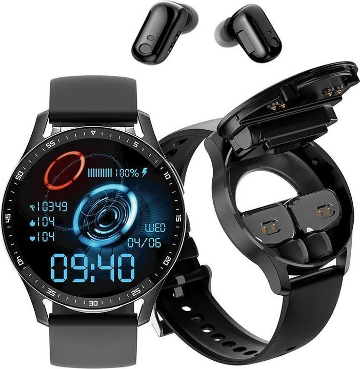 Produktbild Cbx X7 2in1 Smartwatch mit integrierten TWS Earbuds für Android und iOS