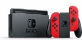 Image du produit Nintendo Switch Rouge + Code de téléchargement Super Mario Odyssey + Autocollant du film Super Mario Bros.