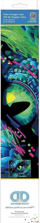 Actual product image Diamond Dotz Diamond Painting Neon Drachenauge