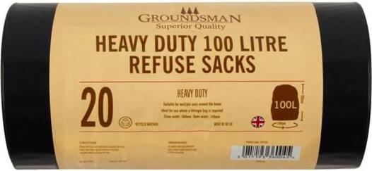 Produktbild Groundsman Kunststoff Müllsäcke (200erPack) (200 x, 100 l)