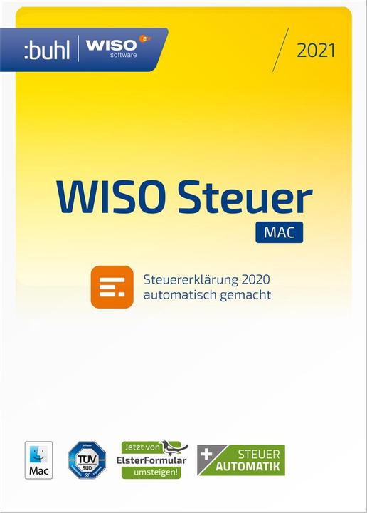 Buhl Data Service Wiso Steuer 2021 (1 User, 1 Geräte/User, 12 Monate)