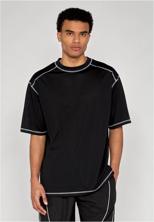 Produktbild Urban Classics Oversized Closehole Mesh Tee black L (L)