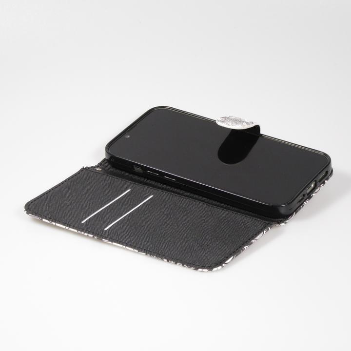 Actual product image PhoneLook Fourre Flip Black & White Mandala (Apple iPhone 14)
