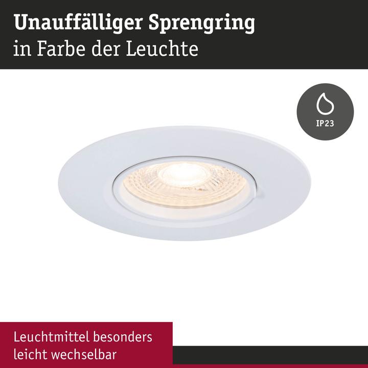 Produktbild Paulmann Einbauleuchte 10er-Pack (GU10)