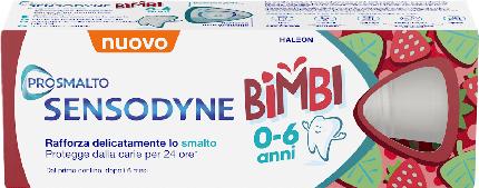 Immagine prodotto Sensodyne Dentifrico al gusto di fragola per bambini 0-6 anni