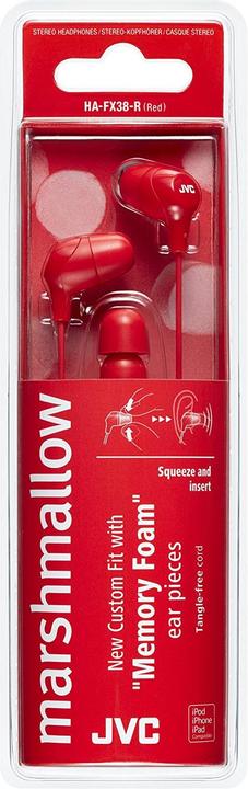 Immagine prodotto JVC Ha-Fx38 (Nessuna cancellazione del rumore, Cablato)