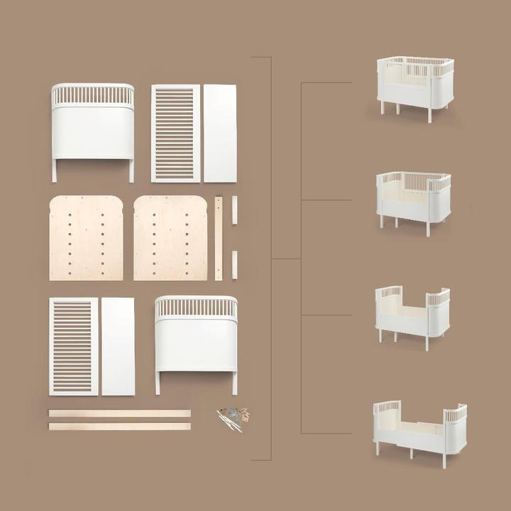 Produktbild Sebra Bett Baby & Junior Meeres (70 x 110 cm)