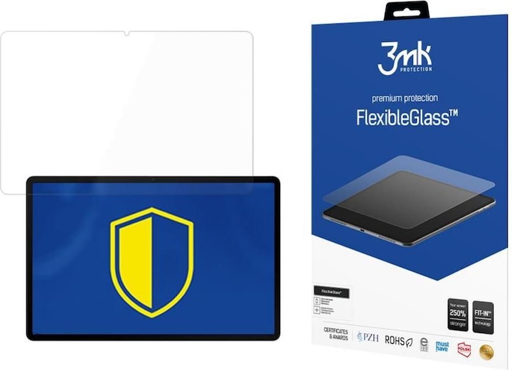 3MK hybride glas Flexibele 2.5D Tablet 13" voor Samsung Galaxy Tab S8+ (1 Stuk, Galaxy Tab S8+)