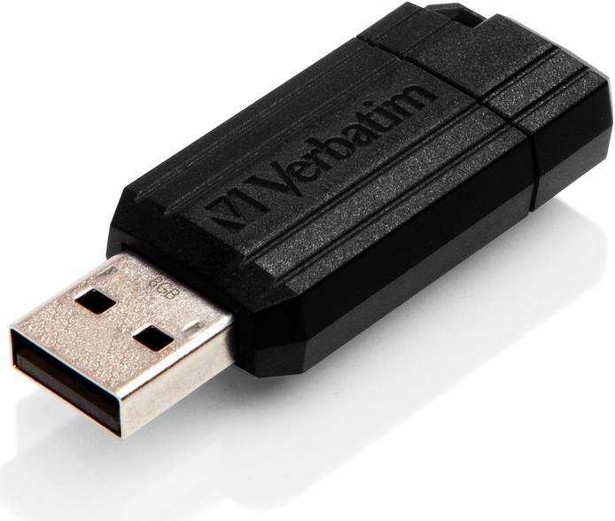 Produktbild Verbatim PinStripe 10er Pack bulk (8 GB, USB-A)