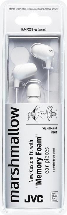 Image du produit JVC Ha-Fx38 (Pas de réduction du bruit, Filaire)