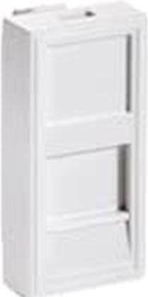 Produktbild equip Unterputzdose Einsatz French 1 Keystone RAL9010