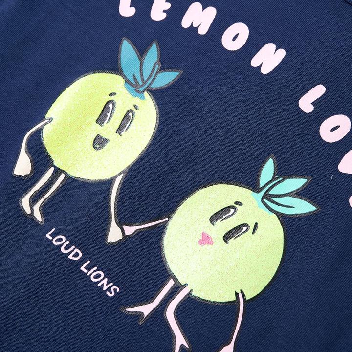 Image du produit vidaXL T-shirt enfant bleu marine 104,Matière : 95% coton. 5 (104)