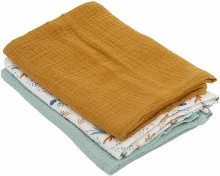 Domiva Musselin Braun Resistent 3 Stücke (3 Stück)