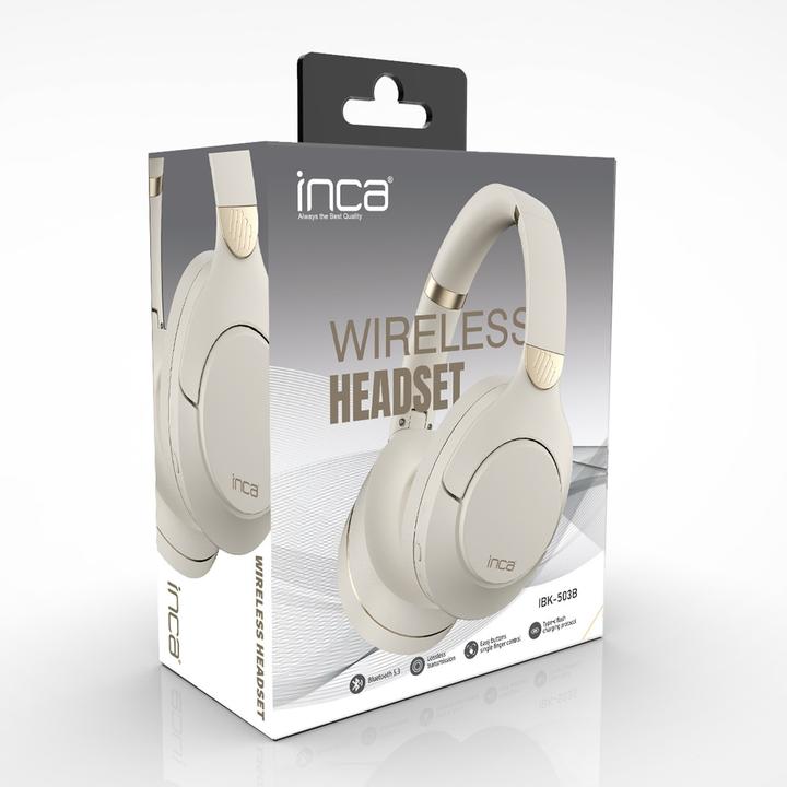 Actual product image Inca Bluetooth Headset IBK-503B Version: 5.3 (Wireless, USB-C)