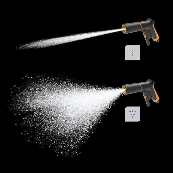 Immagine prodotto Fiskars Pistola a spruzzo, 2 funzioni, Portata infinitamente variabile, Con regolatore frontale e