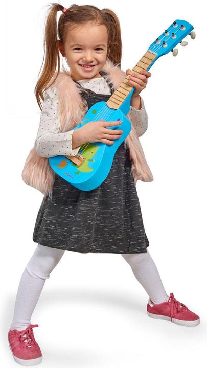Actual product image Eichhorn Music wooden guitar (German, French, English, Italian)