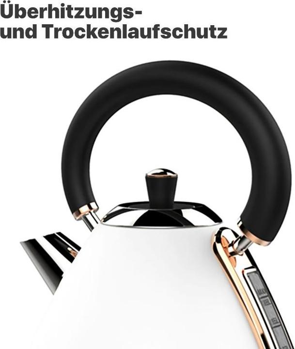 Actual product image Schäfer IT-Systems Kettle Water Kettle Retro Water Kettle Fast Water Kettle (1.70 l)