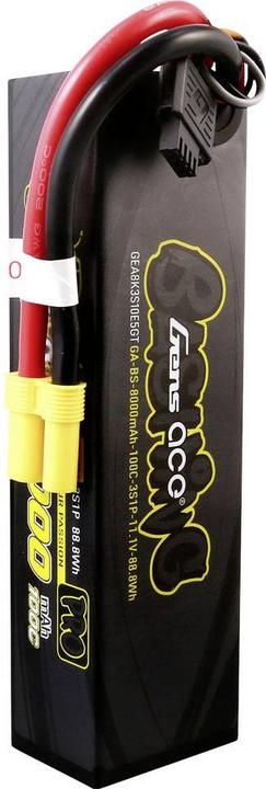 Actual product image Gens Ace G-Tech 8000mAh 11.1V 100C 3S1P Lipo Battery Pack with EC5-Bashing Series (11.10 V, 8000 mAh)