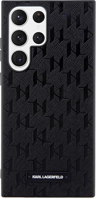 Produktbild Karl Lagerfeld KLHCS23LSAKLHPK S23 Ultra S918 hardcase black/black Saffiano Mono Metal Logo (Samsung Galaxy S23 Ultra)