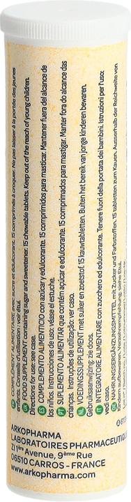 Nährwerte und Zutaten Arkopharma Arkovital Acerola (60 Stück, Tabletten, 191 g)
