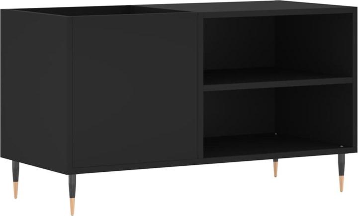 Image du produit vidaXL Plattenschrank Schwarz 85x38x48 cm Holzwerkstoff, Farbe