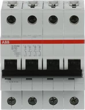 Immagine prodotto ABB S204M-B10 Interruttore automatico B-Char., 10 2CDS274001R0105