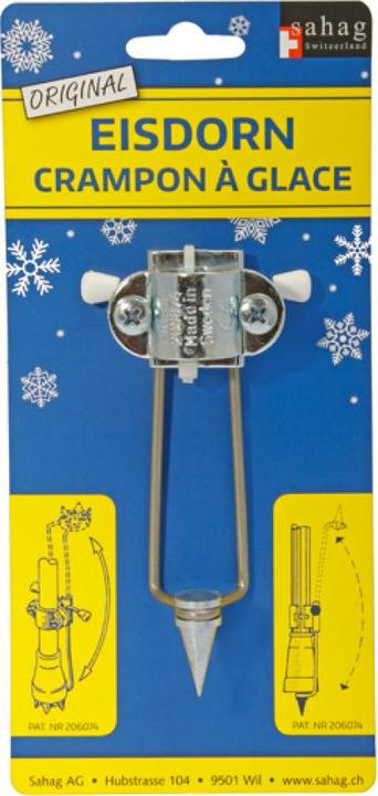 Actual product image Sahag Ice spike single prong for crutches and sticks