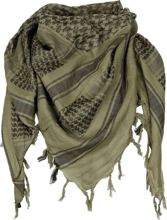 Mfh PLO Tuch, "Shemagh", Supersoft, oliv-schwarz