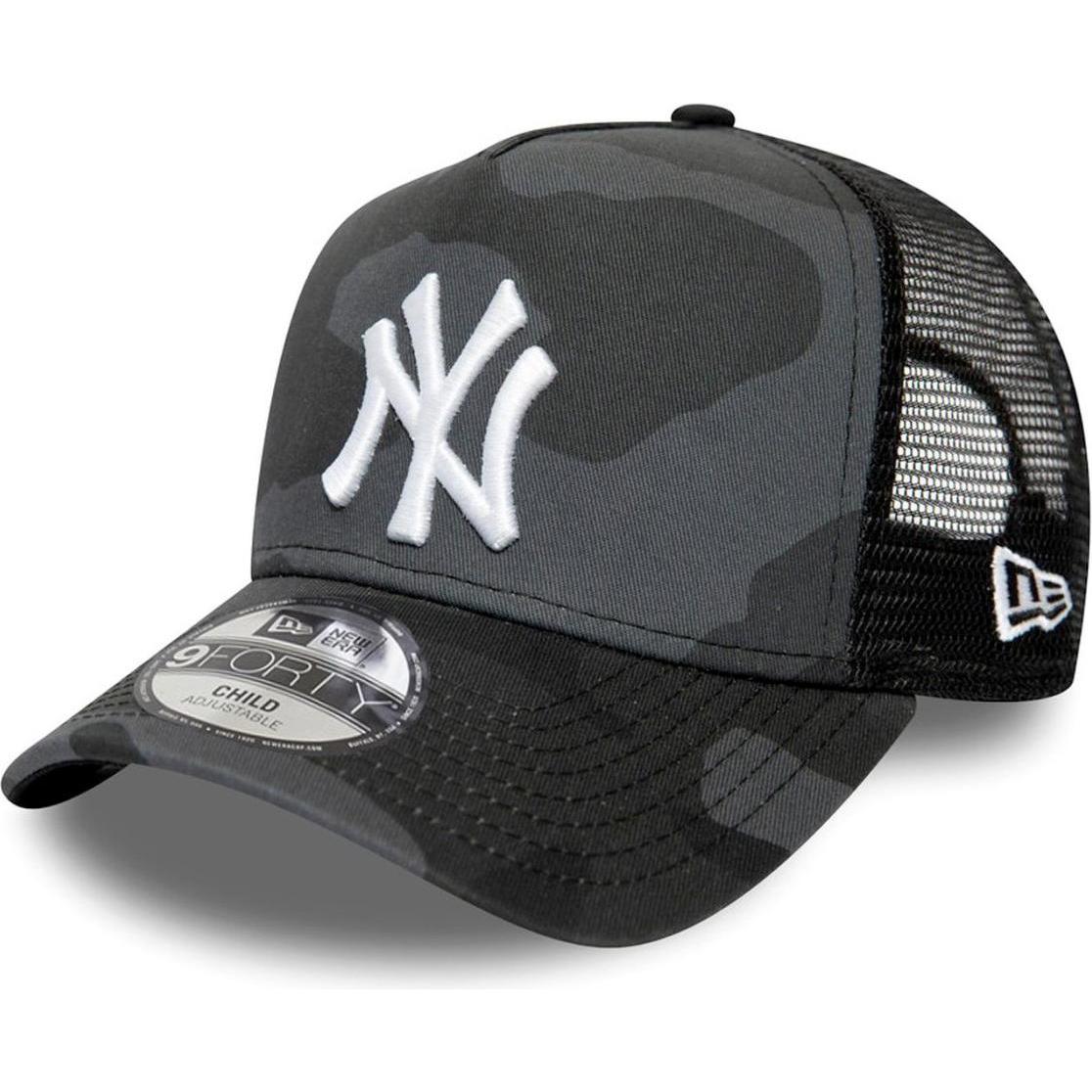 New Era, Jungen, Cap, 9Forty Kinder Trucker Cap - NY yankees camo Toddler, Grau, (51, 50 C, 52 C)