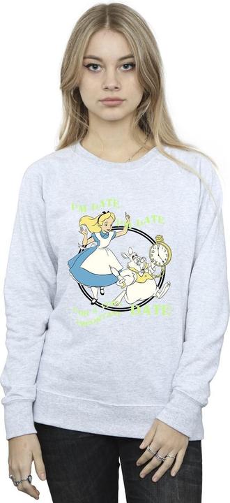 Produktbild Disney Alice im Wunderland I'm Late Sweatshirt (M)