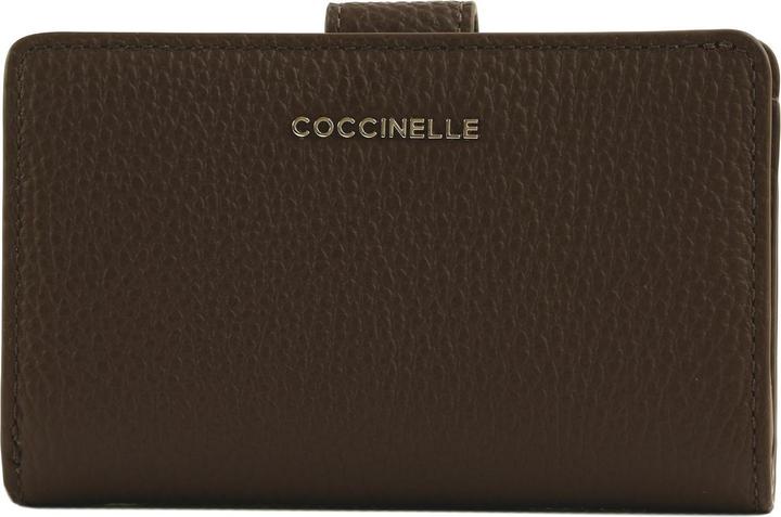 Actual product image Coccinelle Metallic Soft Mini Wallet Grained Leather