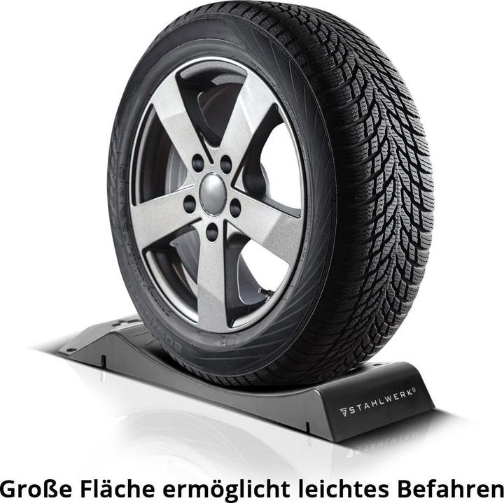 Produktbild Stahlwerk Reifenschoner Standplatten GT-18 ST 4er Set 2,7t Tragkraft Reifenwiege