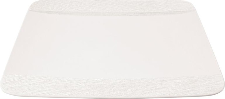 Image du produit Villeroy & Boch Assiette plate carrée Manufacture Rock blanc (1 x)