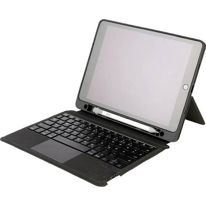 Tucano TASTO Tastatur H?lle IPAD schwarz, iPad 7th-9th Gen, DE, 10.2" (DE), Tablet Tastatur, Schwarz