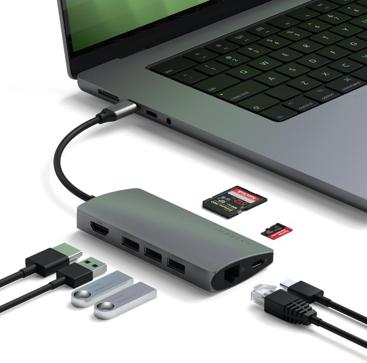 Produktbild Satechi ST-TCMA2M (USB-C, 8 Ports)