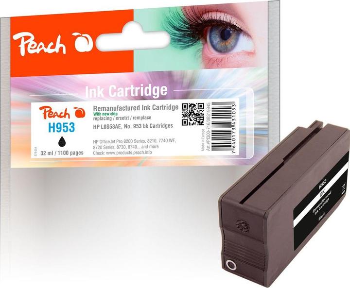 Produktbild Peach Tinte HP L0S58AE, No. 953 black (BK)