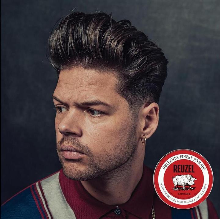 Image du produit Reuzel Red Pomade Medium Hold High Shine Pomade for Men (Cire capillaire, Gel coiffant)