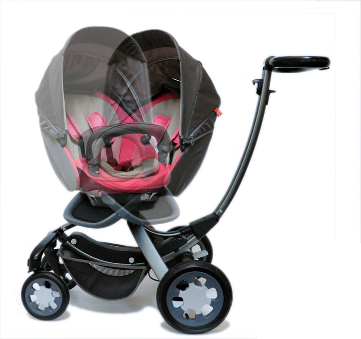 Actual product image Foppapedretti Myo Tronic Electric Stroller Travel Set - Blue