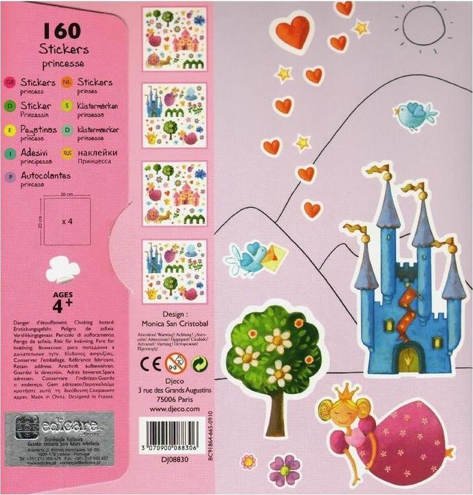 Immagine prodotto Djeco Sticker Prinzessin Marguerite