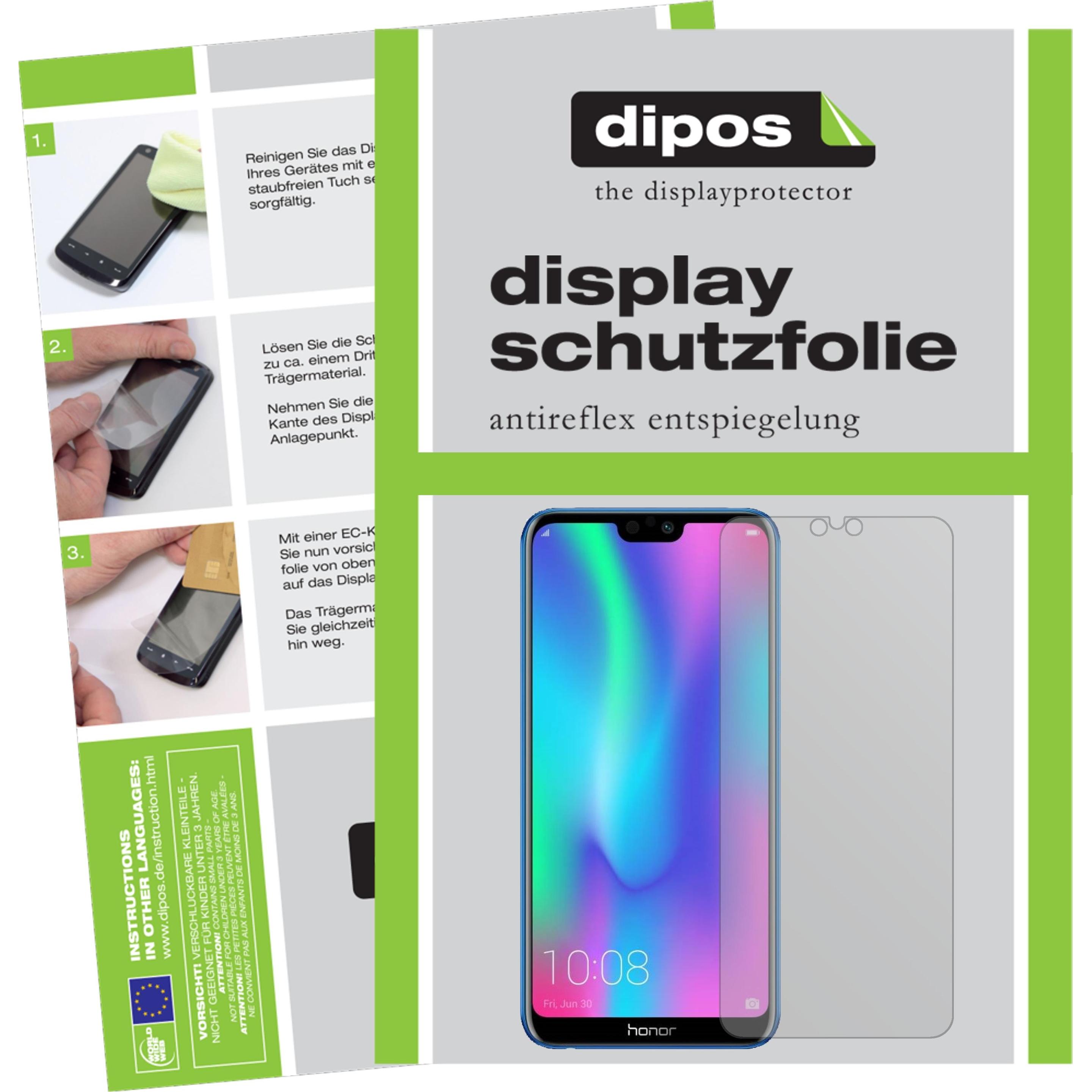 Thumbnail - Dipos Displayschutzfolie Antireflex (5 Stück, Honor 9N), Smartphone Schutzfolie, Transparent