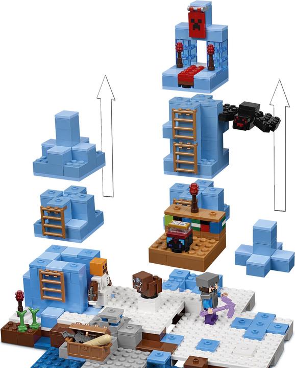 Actual product image LEGO Minecraft Türme aus Eis (21131, LEGO Minecraft)