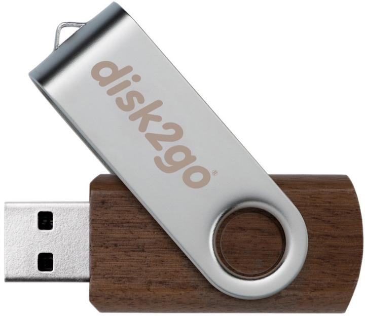 Image du produit Disk2go Bois (128 Go, USB-A)